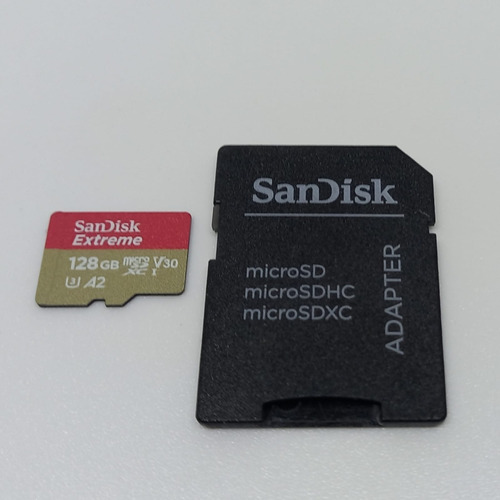 Imagen 1 de 6 de Tarjeta De Memoria Sandisk Extreme 128gb (openbox)