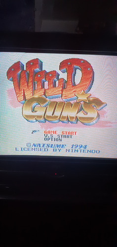 Juego De Snes Wildguns Repro (Usado)