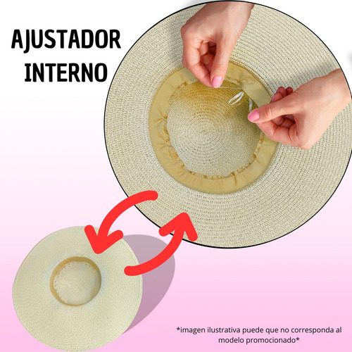 Sombrero De Sol Para Mujer Elegante Proteccion Solar Playa