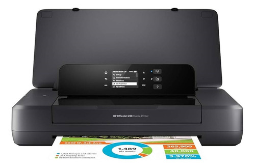 Impressora Convencional Hp Officejet 200 Cz993a Jato de Tinta Colorida Usb e Wi-fi Bivolt