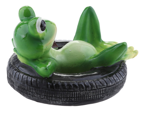 Imagen 2 de 5 de Estatuas De Resina Ranas Ligero Miniatura Herramientas De
