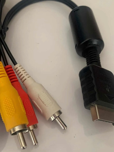 Cable Rca Audio Y Video Original Playstation Ps1, Ps2 Y Ps3. (Usado)