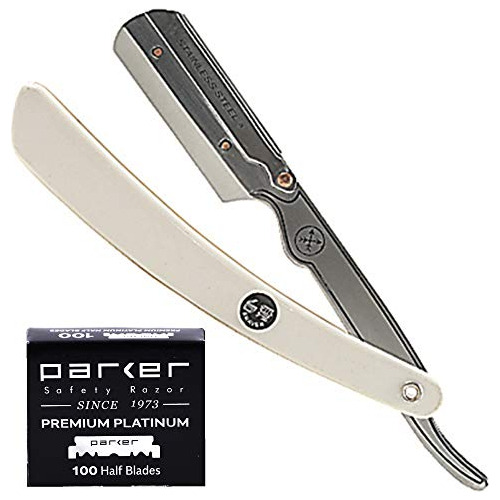 Maquinilla De Afeitar Parker Srw De Borde Recto Para Hombre