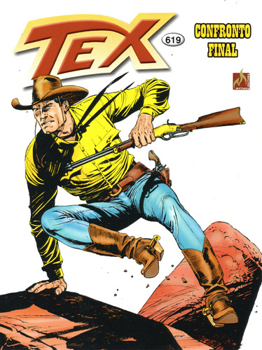 Tex N° 619 - Confronto Final - 116 Páginas Em Português - Editora Mythos - Formato 16 X 21 - Capa Mole - 2024 - Bonellihq Cx21 Mar24