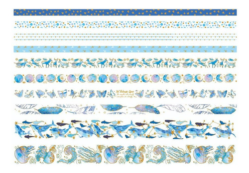 Pegatinas Decorativas Washi Tape, Material De Bricolaje, Nue