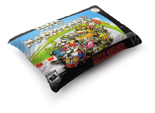 Imagen 3 de 5 de Funda De Almohada Super Mario Kart 70x45cm Vudú Love