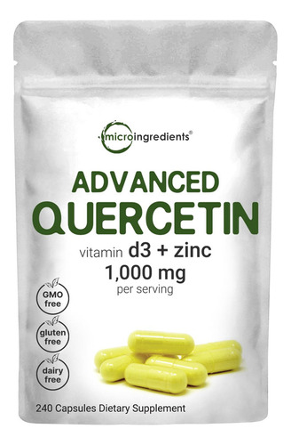 Micro Ingredients Suplementos De Quercetina Con Zinc Y Vitam