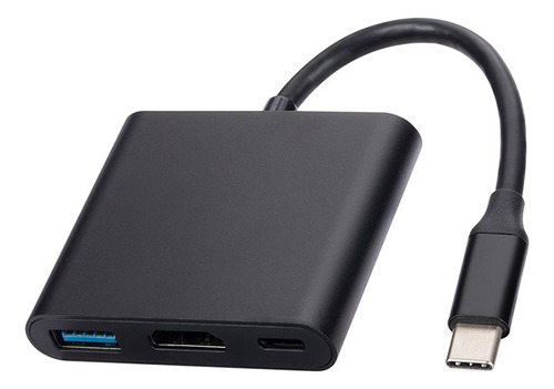 Negro Dock Hub Portátil Para Nintendo Switch Usb3.0 Tv Hdmi