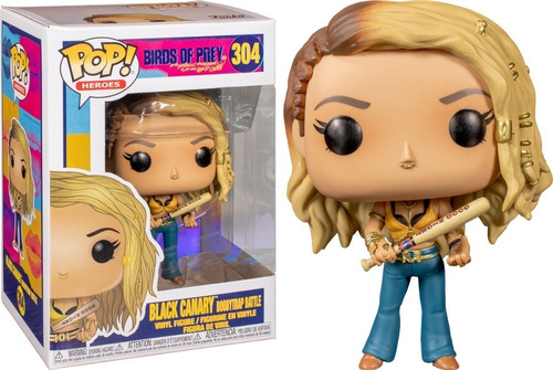 Funko Pop Black Canary Boobytrap Battle  304  Sticker Ee