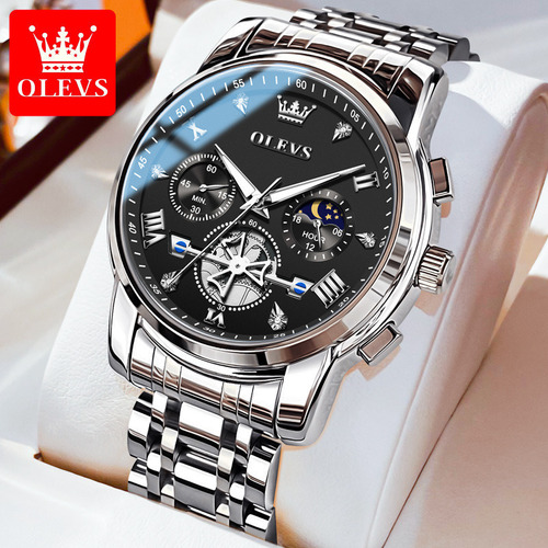 Relojes De Cuarzo Con Diamantes De Lujo Olevs Luminous