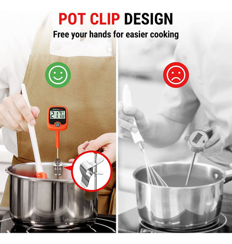 Termometro Cocina Thermopro Tp509 Ideal P/ Aceite Y Caramelo