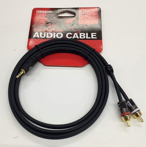 Imagen 4 de 7 de Cable De Audio Auxiliar Plug 3.5 A Rca Estereos Planet Waves