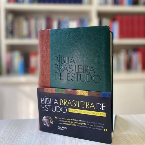 Bíblia De Estudo Brasileira - Capa Luxo - Luiz Sayão