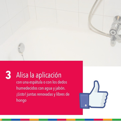 Imagen 5 de 6 de Silicona Para Baños Y Cocinas Sika Sanisil Transparente 280