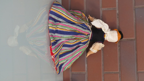 Boneca Tradicional Espanhola (década De 50) Dupla Face (Usado)