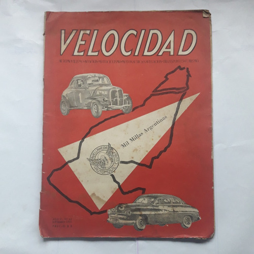 Revista Velocidad 62 Fangio Mil Millas Arg