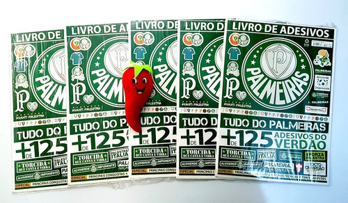 Kit Revista De Adesivos Palmeiras - 5 Unidades (loja Do Zé)