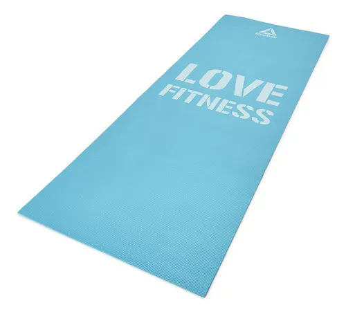 Colchoneta Yoga Mat Celeste Love 4mm Reebok Reebok