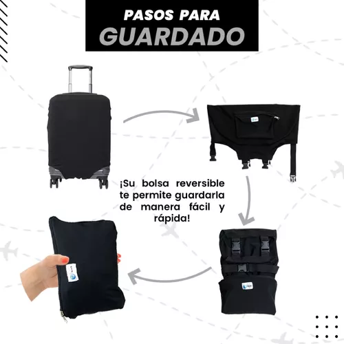 Funda para equipaje de viaje, protector de maleta, piña, mango, frutas  tropicales con hojas, fundas de equipaje, elasticidad protectora, maletas