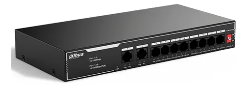 Switch 10 Puertos/ 8 Puertos Poe- 10/100mbps