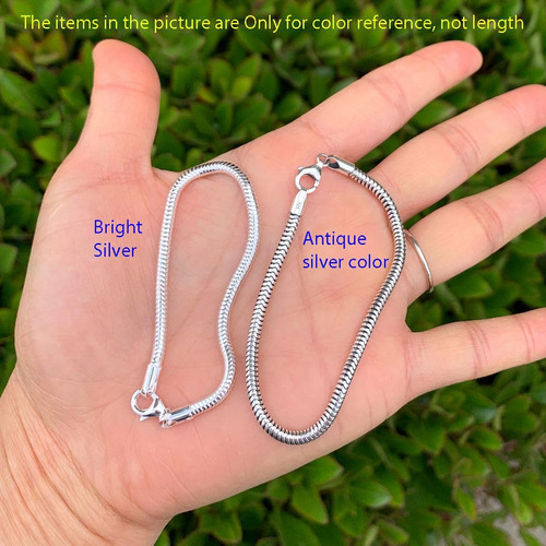 Pulsera Dijes Plata Cadenas