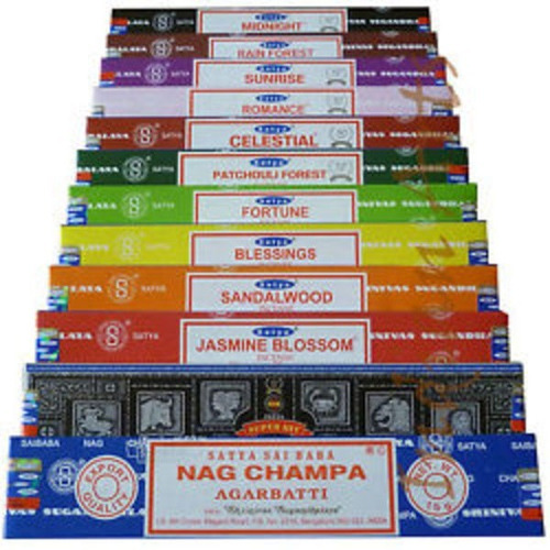 Incenso Nag Champa Satya Aromas Mistos Cx.30un.+ Incensário