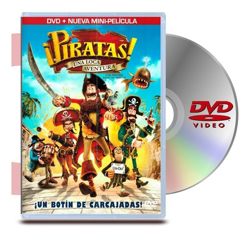 Dvd Piratas Una Loca Aventura (2discos)