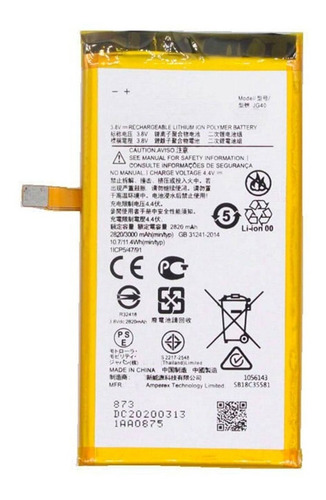 Bateria Compatible Motorola G7 Plus Modelo Jg40 3000 Mah