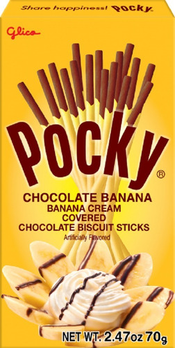 Glico Pocky Chocolate Banana Grande 70g