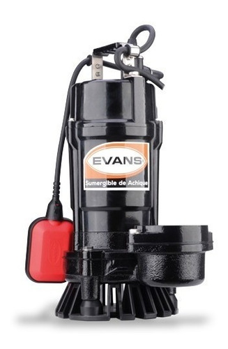 Bomba Sumergible Aguas Negras Residuales 1 Hp  17m 220v-1f