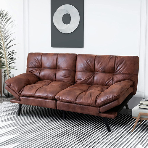 Iululu Sofa-267 - Sofa Cama Convertible Con Reposabrazos Aju