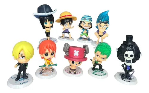 Figuras Mugiwaras Chibi X9