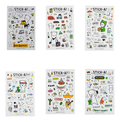 Pegatina Calcolmania Stickers Autoadhesivas Dibujos Animados