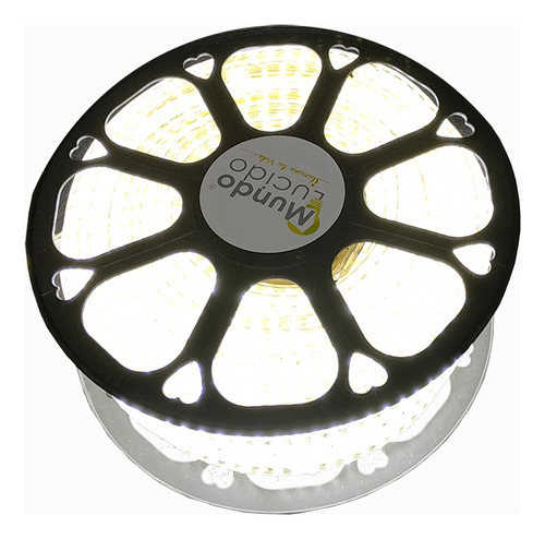 Tira Led 5050 50mts Ultrabrillante Uso Rudo Seccionable Ml Luz Blanco Frío 6500k