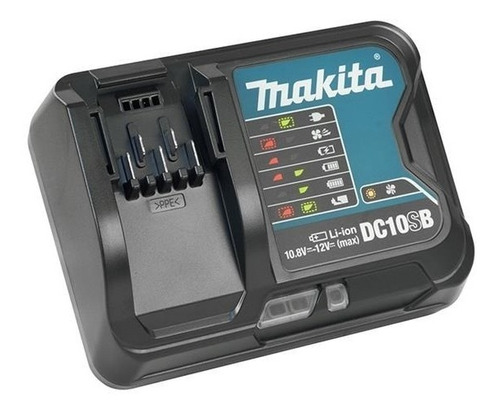 Cargador Makita Dc10sb Rapido Con Cooler 12 Max Clx Bb