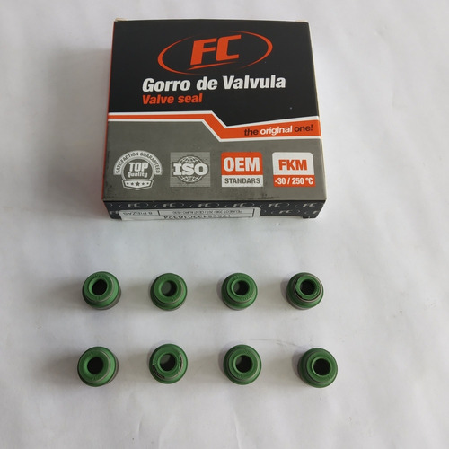 Juego Gomas Valvulas Peugeot 206 207 S30 Centauro 1.6gomas