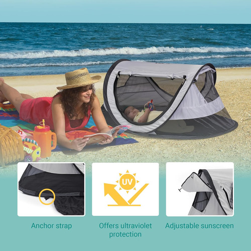 Cama Cuna Portátil Viaje Playa Peapod Plus Kidco