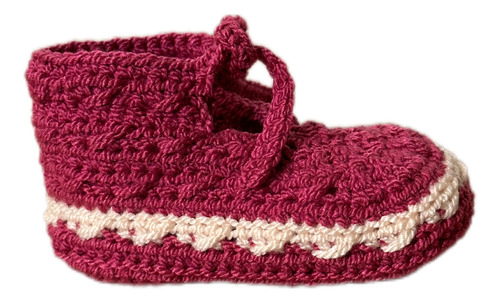 Zapatitos Tejidos Para Bebé Botines Hechos A Crochet 