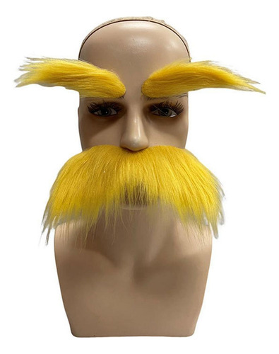 Novedad, Conjunto De Barba Y Cejas Falsas, Barba 16cmx5.5cm