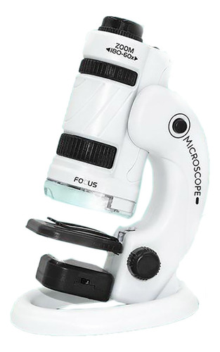 Microscopio Infantil, Kit De Microscopio Con Zoom 60-180x, I