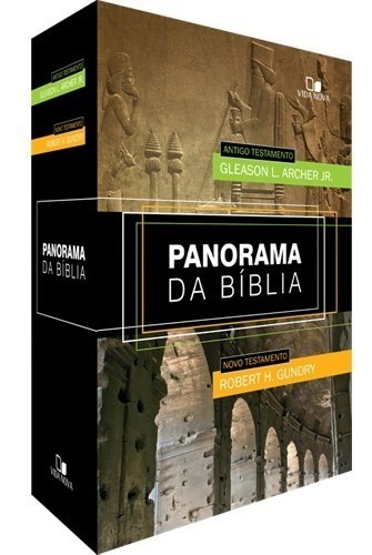 Box 2 Volumes Panorama Da Bíblia Antigo E Novo Testamento 