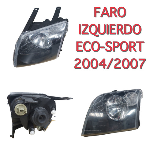 Faro Izquierdo Eco-sport 2004/2007 Original