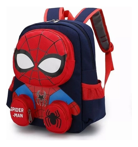 Kinder Impermeable 2023 Spiderman School Preescolar Mochila