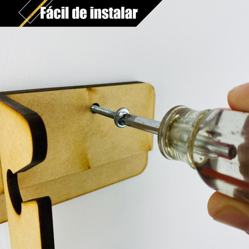 Imagen 9 de 10 de Perchero Organizador Porta Gorras Colgar Pared 10 Espacios
