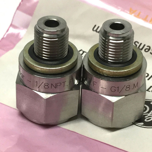 Lot Of 2 Ge Druck Pace Io-adapt-1/8npt Adapter, G1/8 Mal Ssb