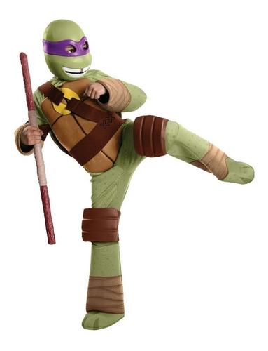 Disfraz Tortuga Ninja Donatello 10-12 Años Entrega Inmediata