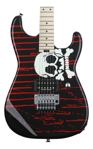 Charvel Warren Demartini Signature Pro-mod Sangre Y Cráneo.