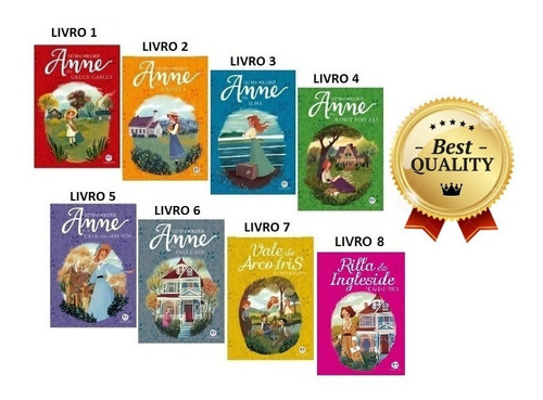 Coleção 8 Livros Anne With An E