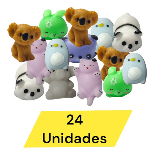 Squishy Animalitos Ideal Para Sorpresas De Cumpleaños X24