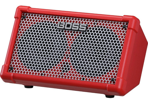 Bafle Monitor Boss Cube St2rd Potenciado Portable Rojo 10w